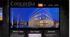 Desktop Screenshot of concordialighting.com